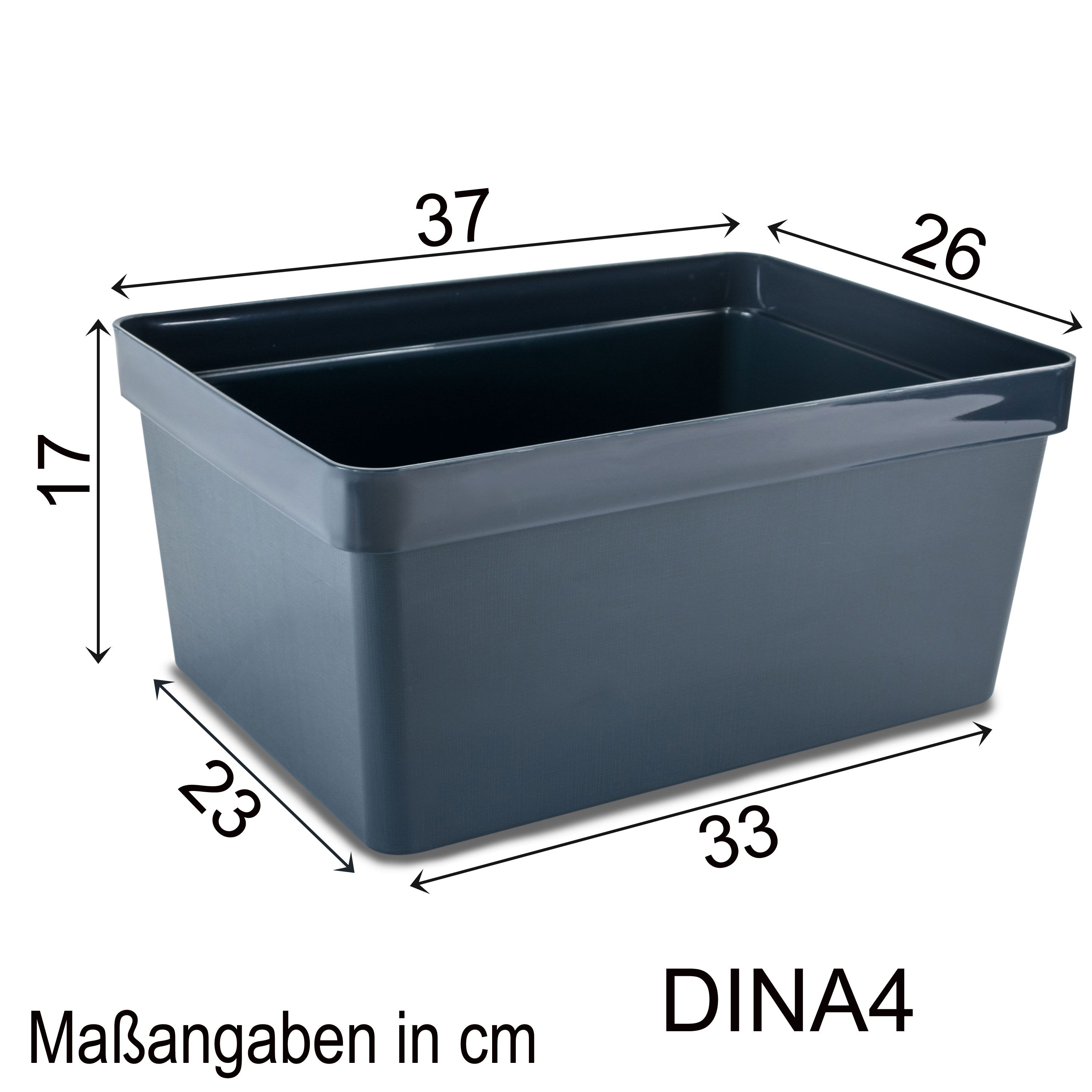 Aufbewahrungskorb Körbchen Kunststoff Organizer Box Aufbewahrung Korb nestbar